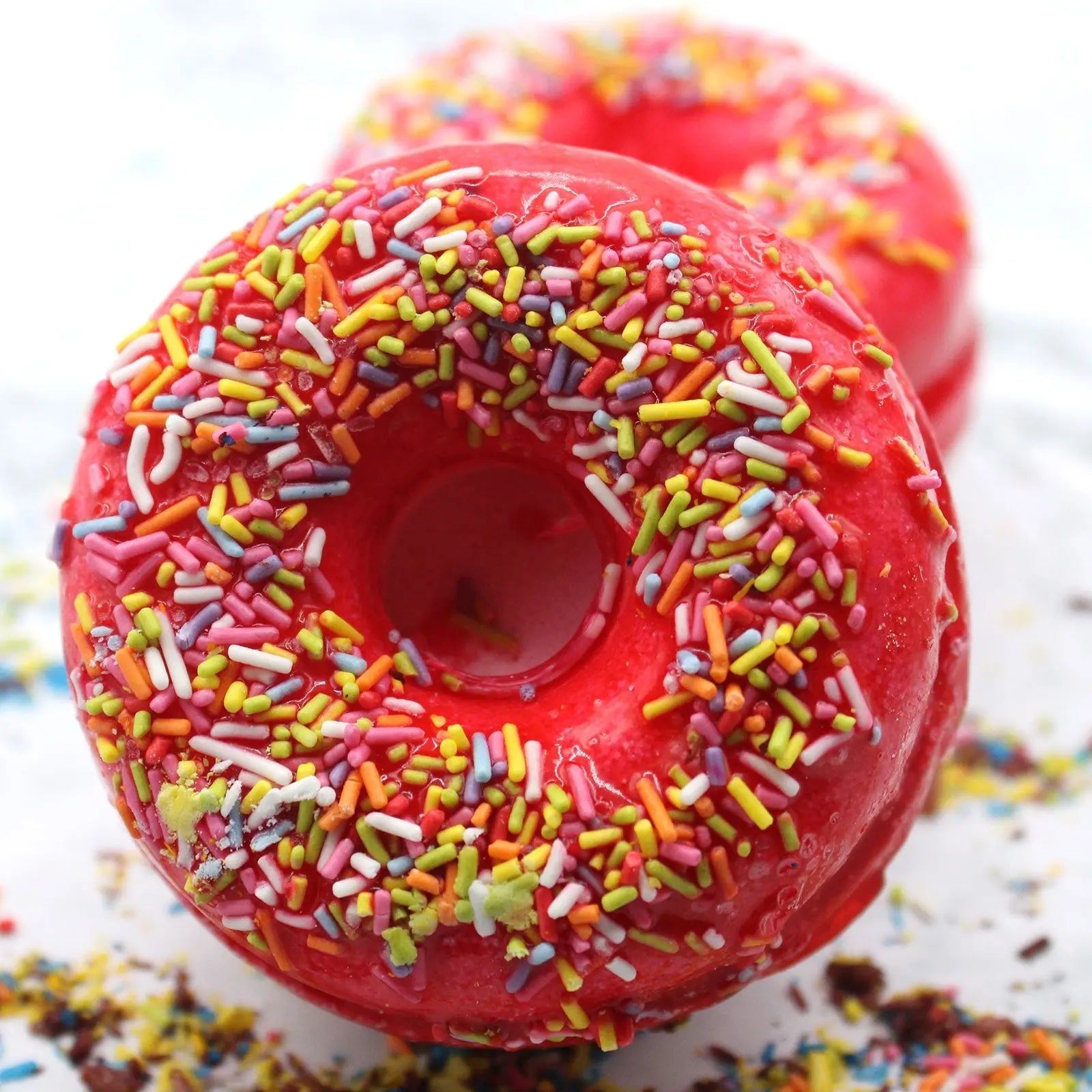 Pamperandpost Strawberry & Banana Bath Donuts