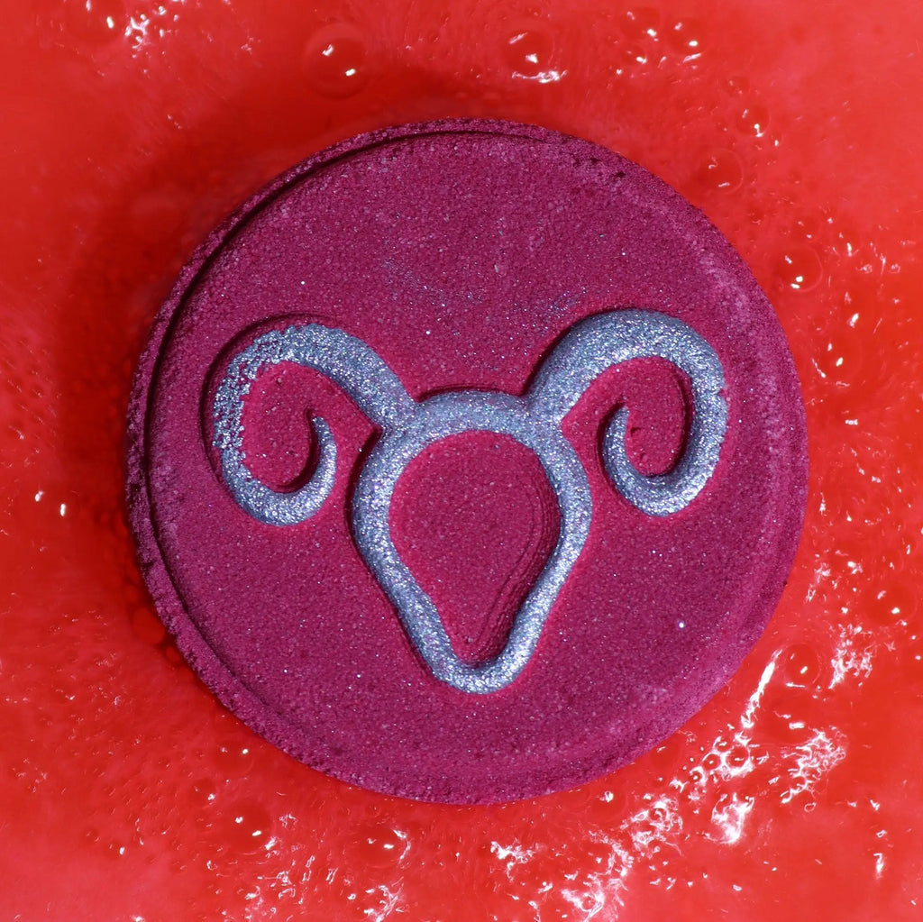 Set of Zodiac Bath Fizzers with Horoscope -  Aries AW Dropship UK