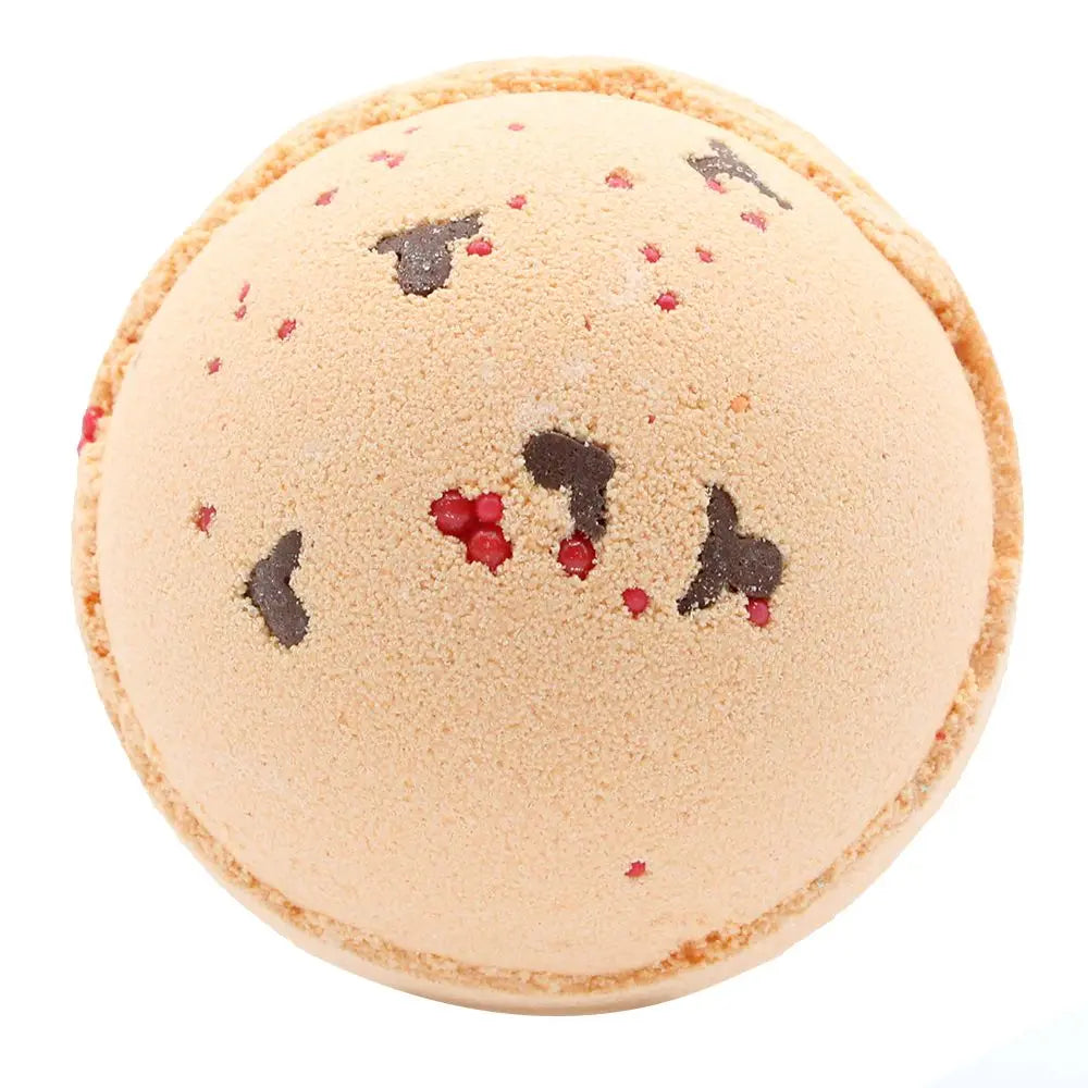 Pamperandpost Reindeer and Red Nose Bath Bomb - Toffee & Caramel