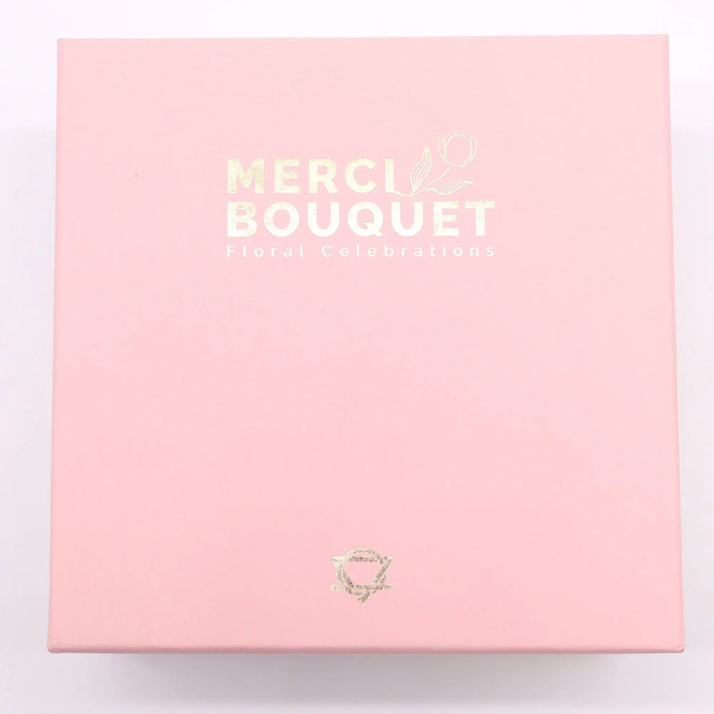Pamperandpost Square Box - Baby Blessings - Pinks