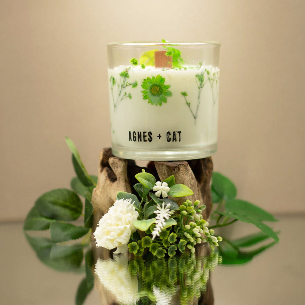  Pamperandpost Agnes + Cat Botanical Soy Wax Candle - Fellberry Agnes + Cat Botanical Soy Wax Candles