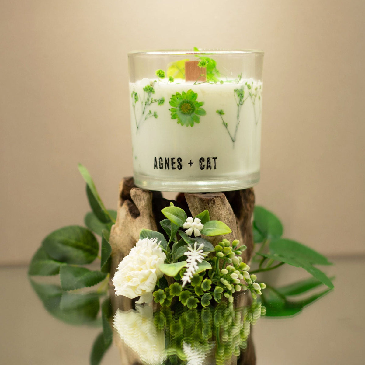  Pamperandpost Agnes + Cat Botanical Soy Wax Candle - Fellberry Agnes + Cat Botanical Soy Wax Candles