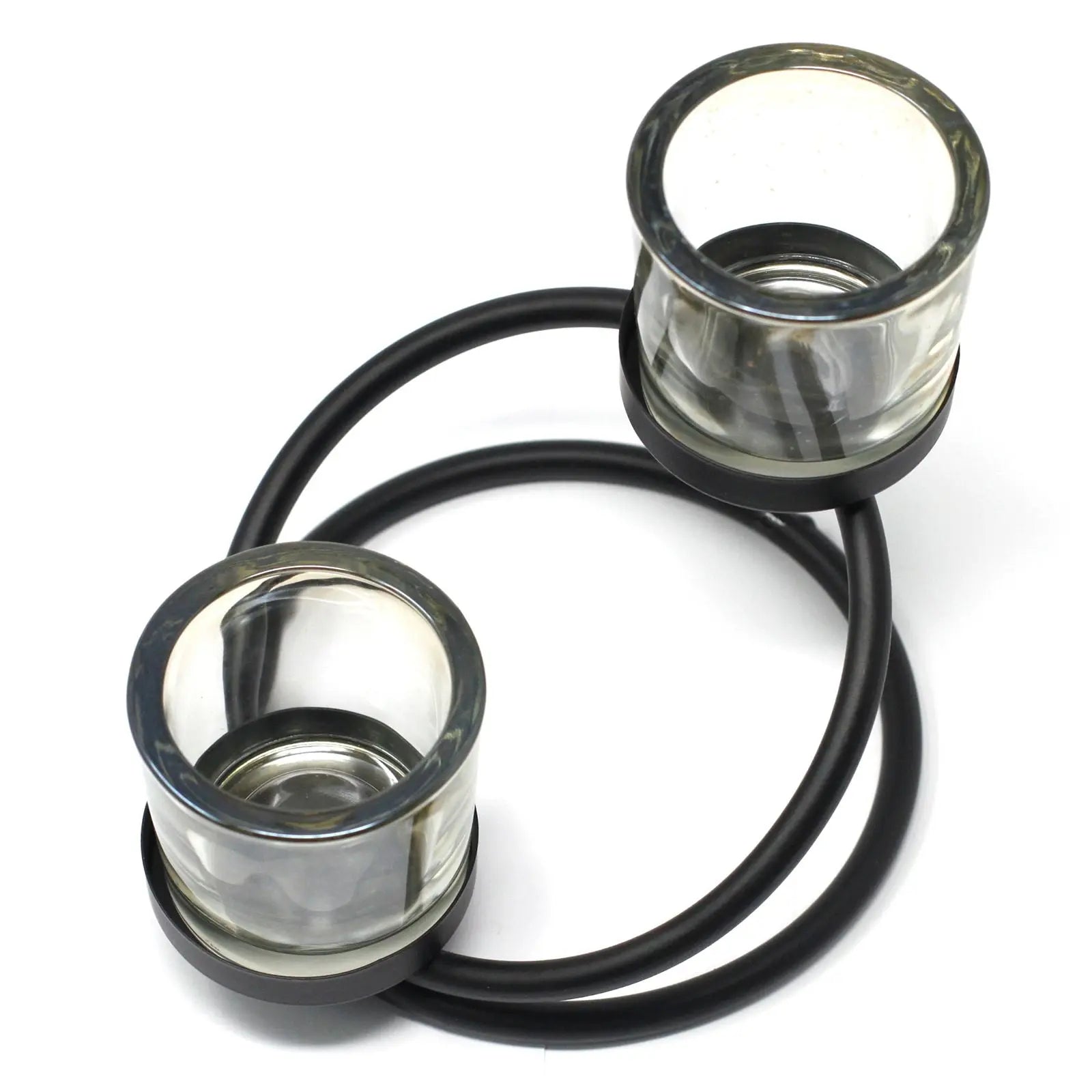  Pamperandpost Centrepiece Iron Votive Candle Holder - 2 Cup Double Step Centerpiece Iron Votive Candle Holders