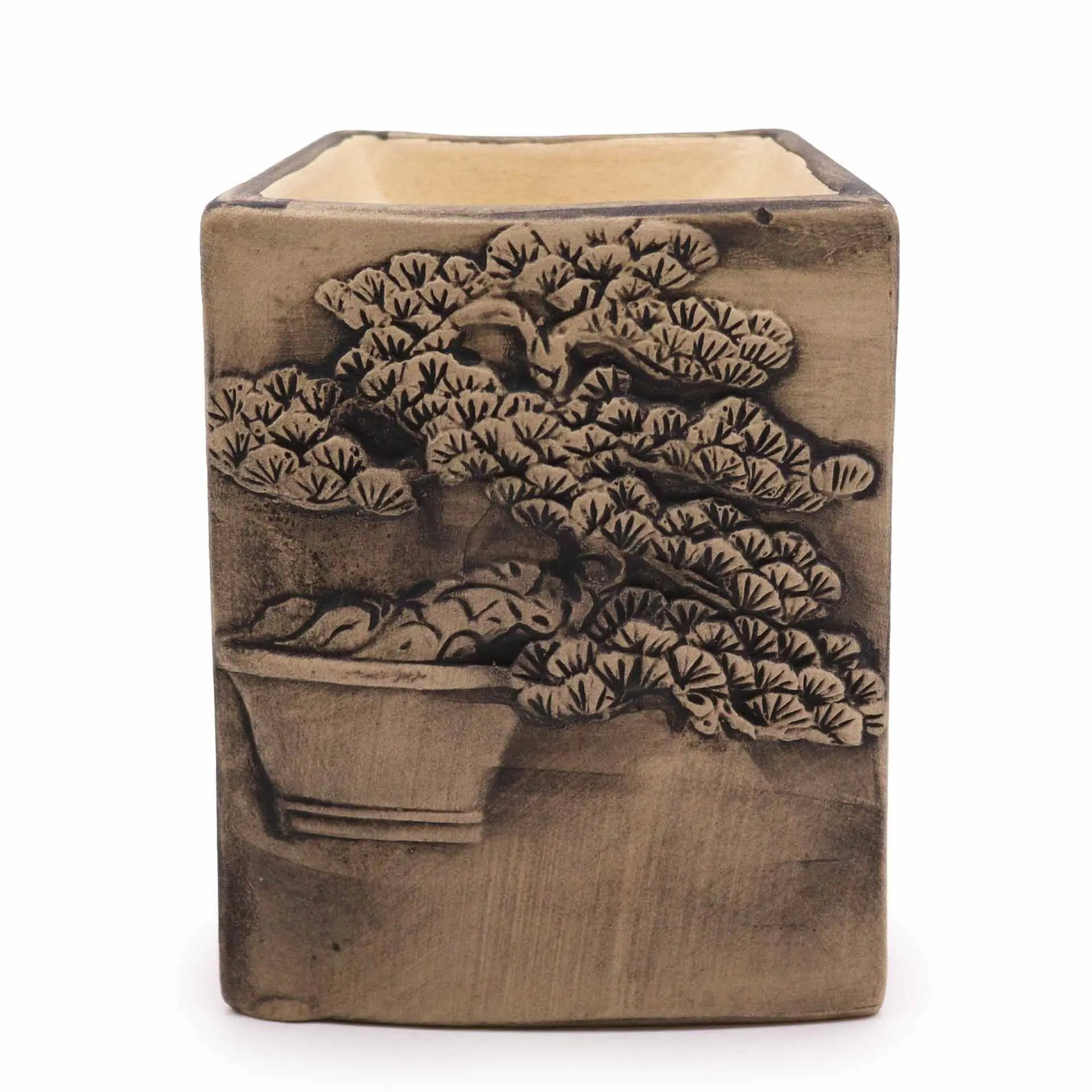 Hand Painted Bonsai Burner - Slate AW Dropship UK