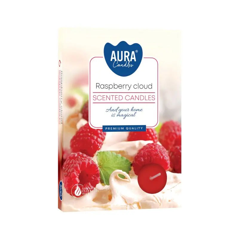  Pamperandpost Set of 6 Scented Tealights - Raspberry Cloud Scented Tealights