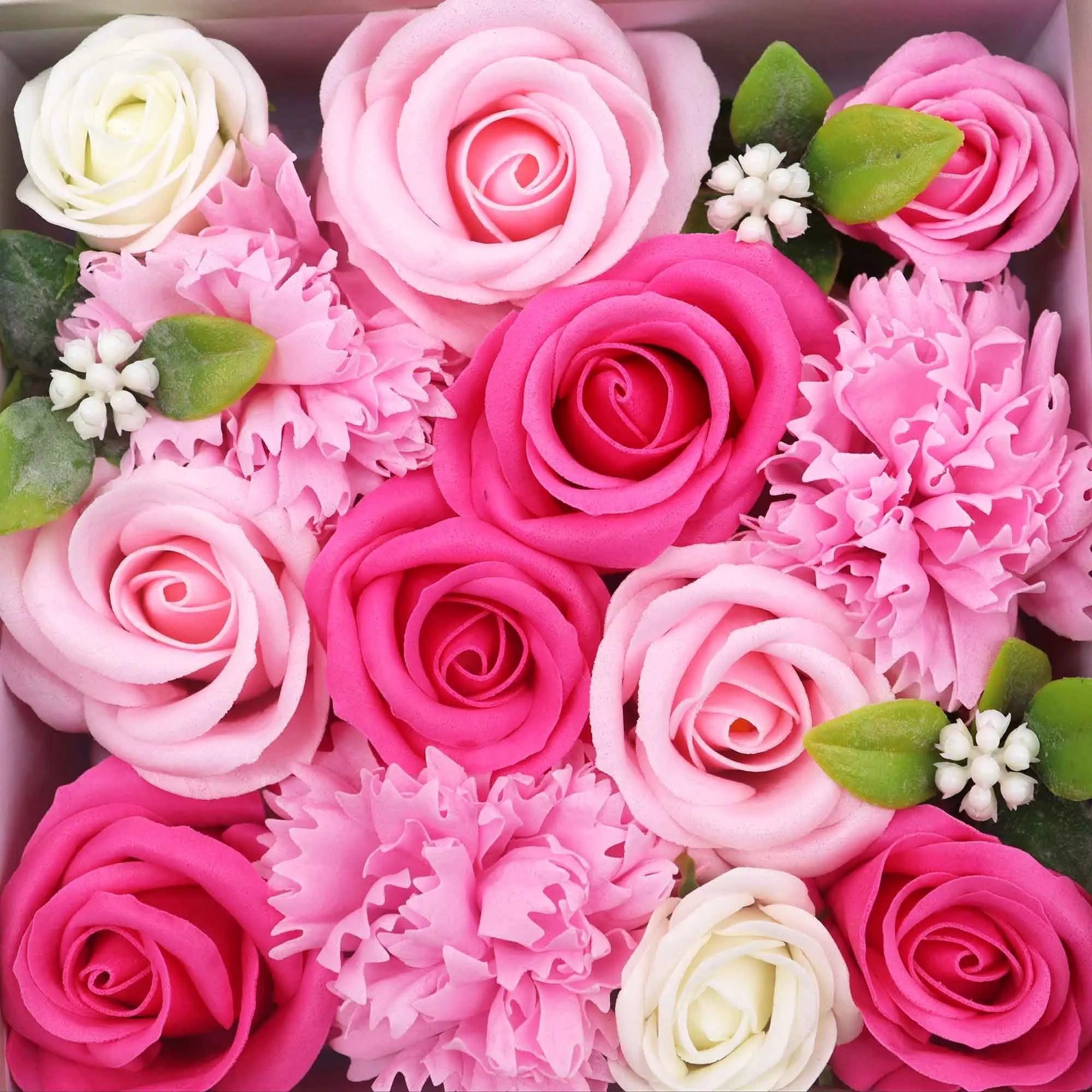 Pamperandpost Square Box - Baby Blessings - Pinks