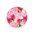 Pamperandpost Round Box - Baby Blessings - Pinks