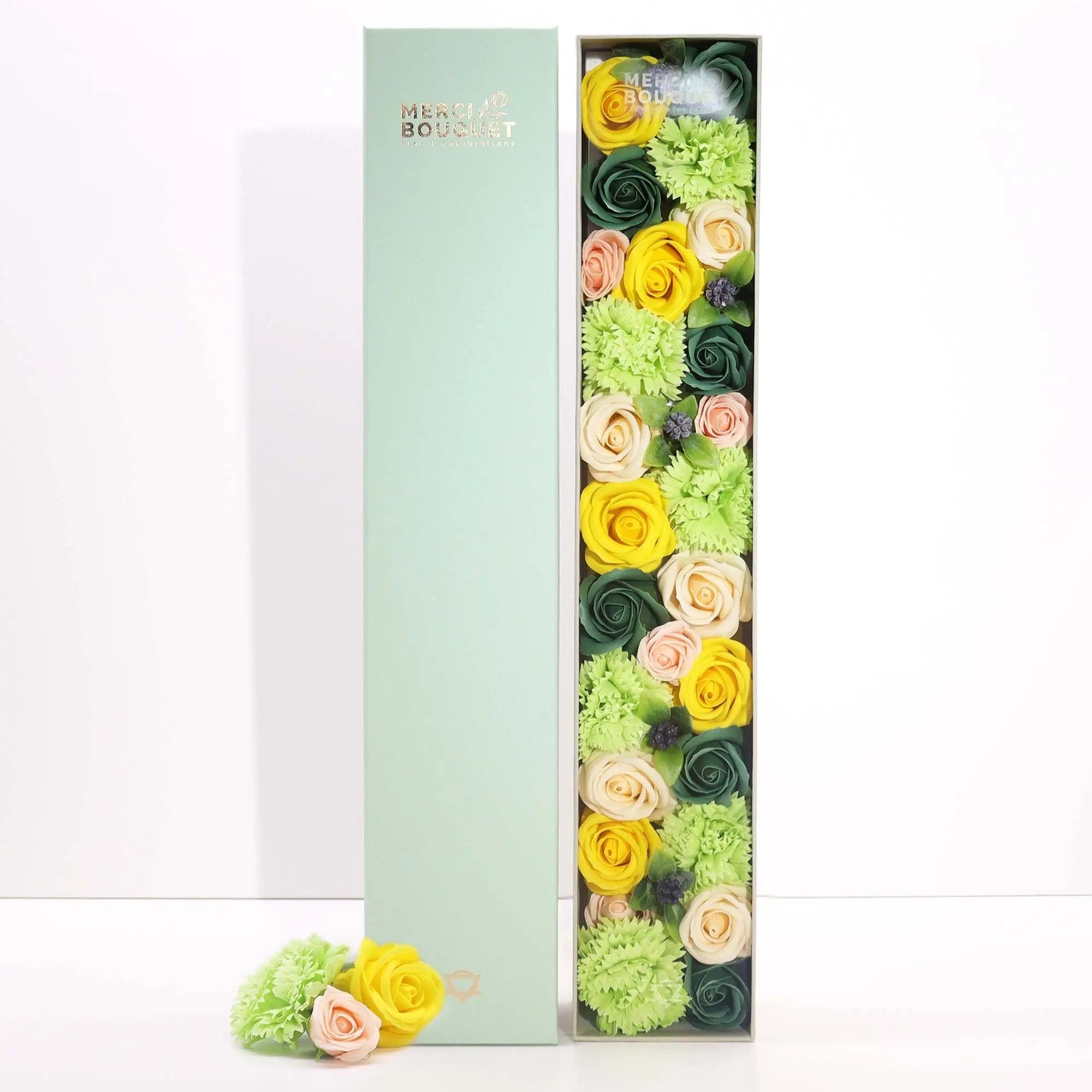 Pamperandpost Extra Long Box - Spring Celibrations - Yellow & Greens