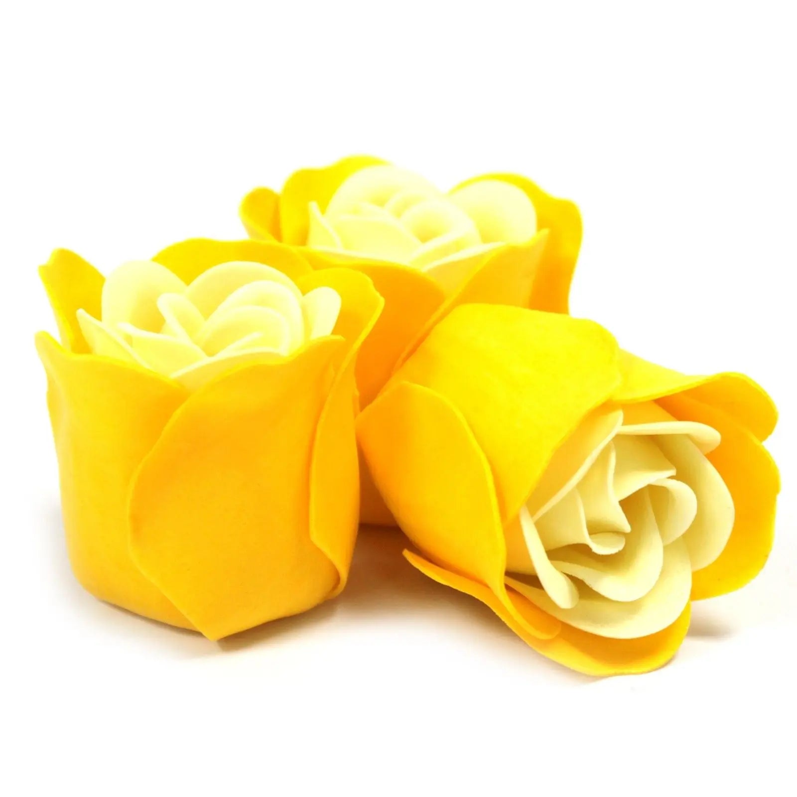  Pamperandpost Set of 3 Soap Flower Heart Box - Spring Roses Luxury Soap Flowers
