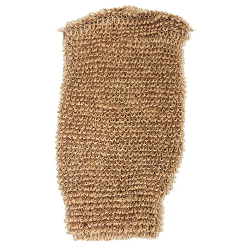  Pamperandpost Snug Jute Mitt - Brown Luxury Scrubs & Sponges