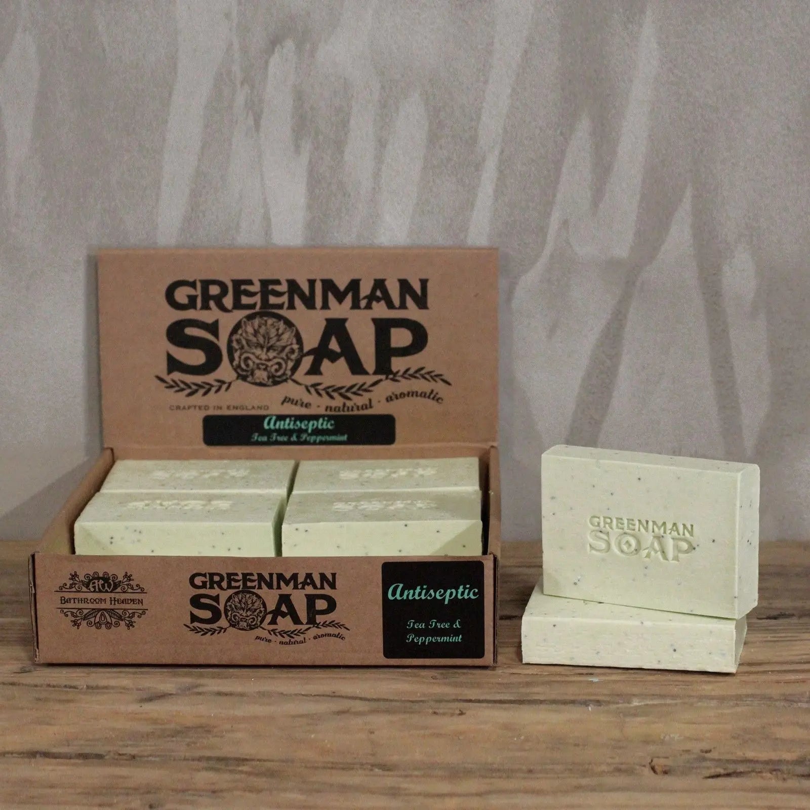 Greenman Soap Slice 100g - Antiseptic Spot Attack AW Dropship UK
