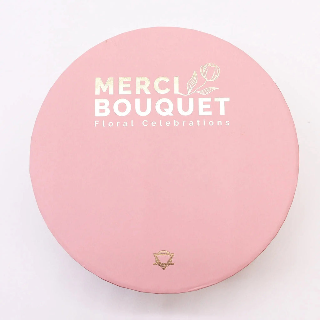 Pamperandpost Round Box - Baby Blessings - Pinks
