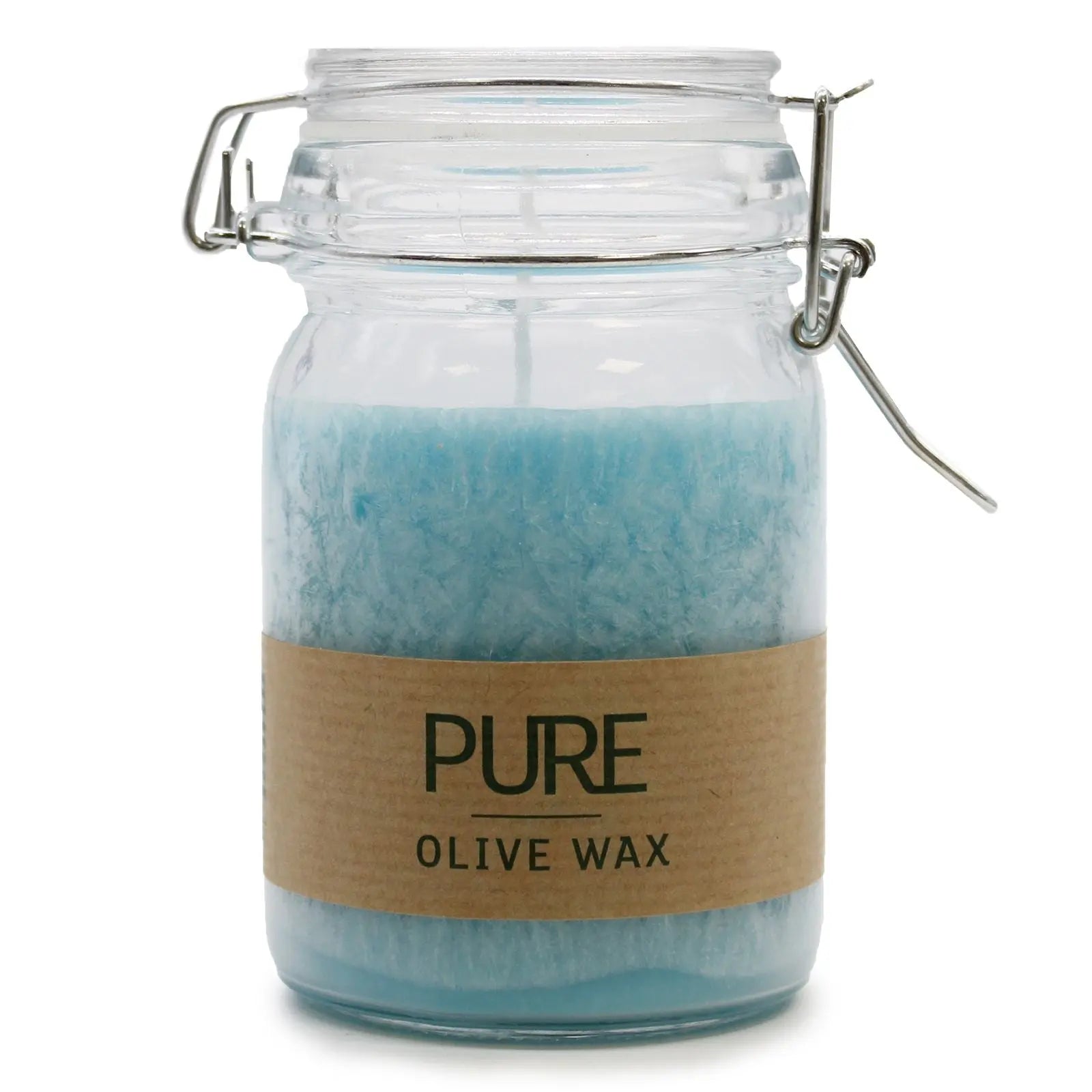  Pamperandpost Pure Olive Wax Jar Candle 120x70 - Turquoise Pure Olive Wax Candle