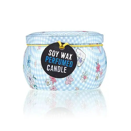  Pamperandpost Art Tin Candle - Assorted Design - Friendly Messages - Parma Violet Art Tin Candles