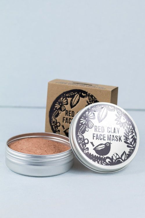  Pamperandpost Agnes + Cat Red Clay Face Mask Agnes + Cat Clay Face Masks