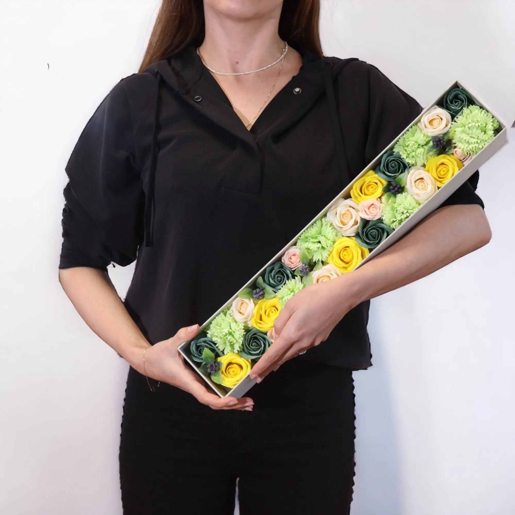Pamperandpost Extra Long Box - Spring Celibrations - Yellow & Greens