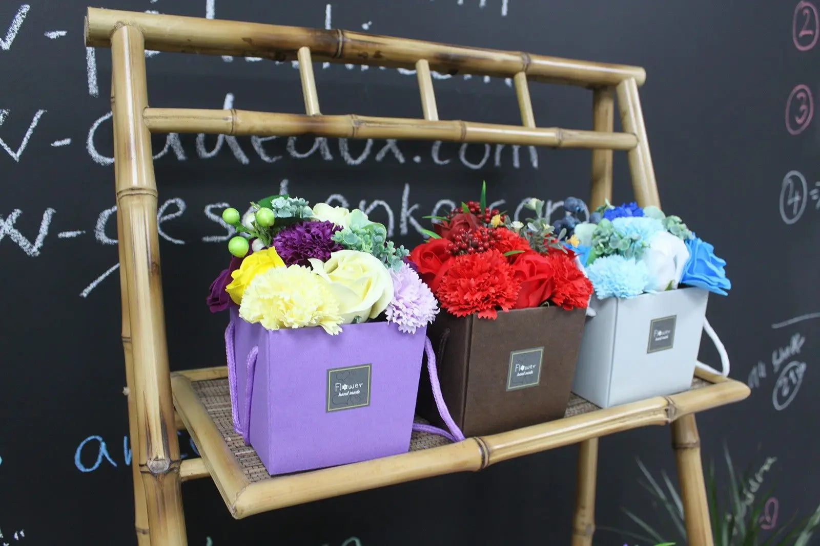  Pamperandpost Soap Flower Bouquet - Spring Flowers Luxury Soap Flowers