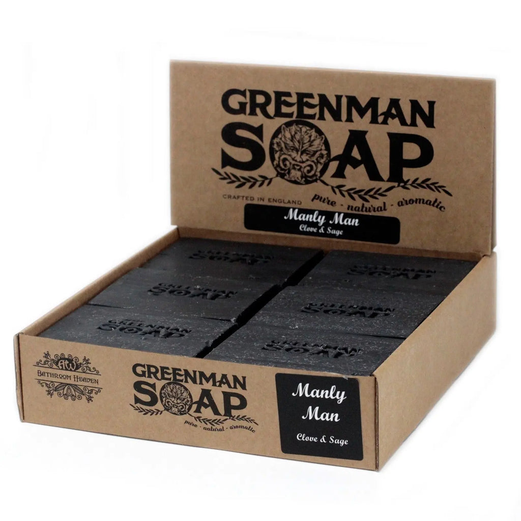 Greenman Soap Slice 100g - Manly Man AW Dropship UK