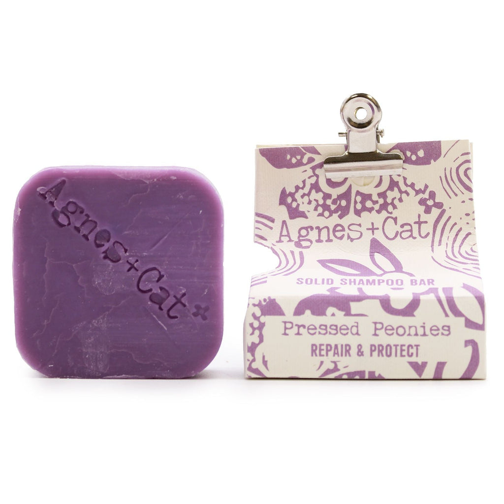  Pamperandpost Agnes + Cat Pressed Peonies Solid Shampoo Agnes + Cat Solid Shampoos