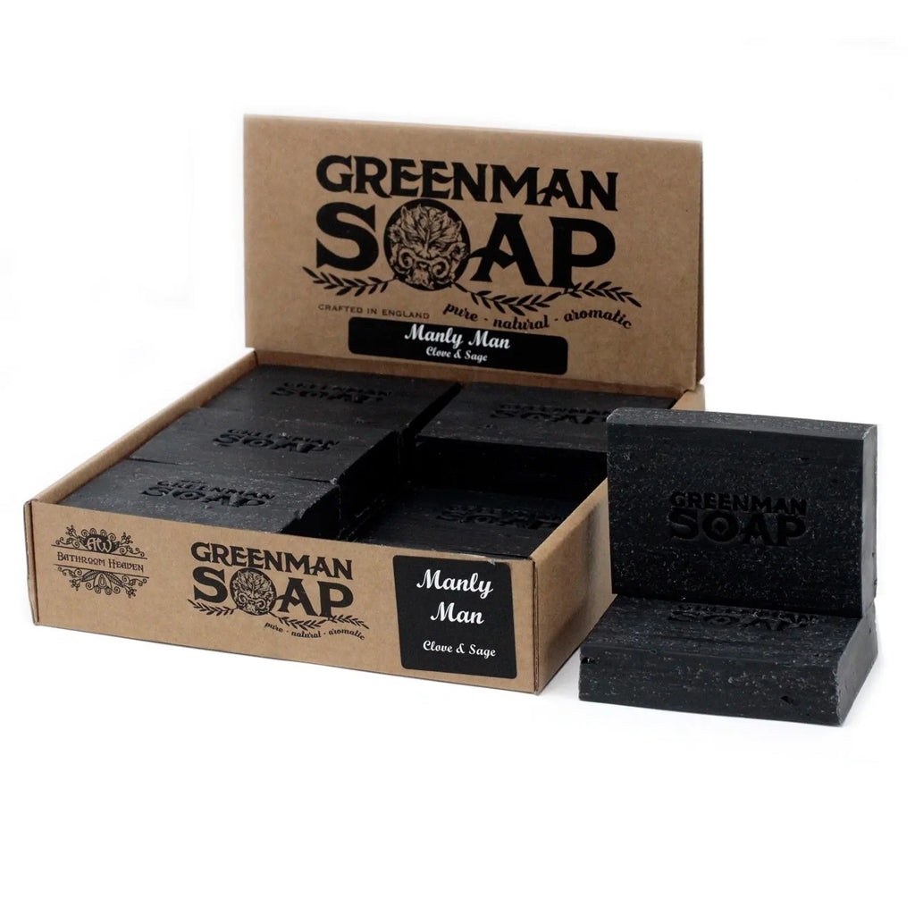 Greenman Soap Slice 100g - Manly Man AW Dropship UK