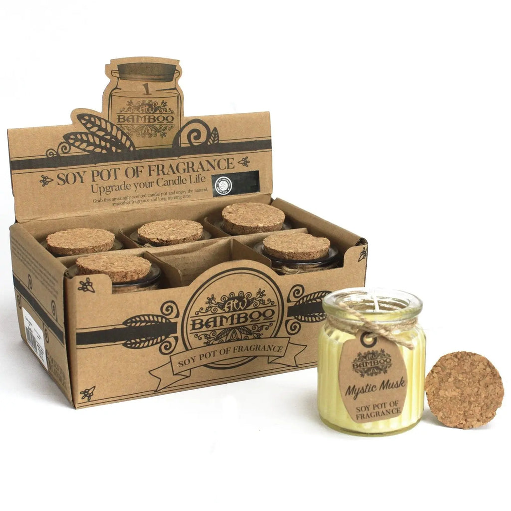 Mystic Musk Soy Pot of Fragrance Candles AW Dropship UK