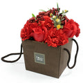 Pamperandpost Soap Flower Bouquet - Red Rose & Carnation Luxury Soap Flowers