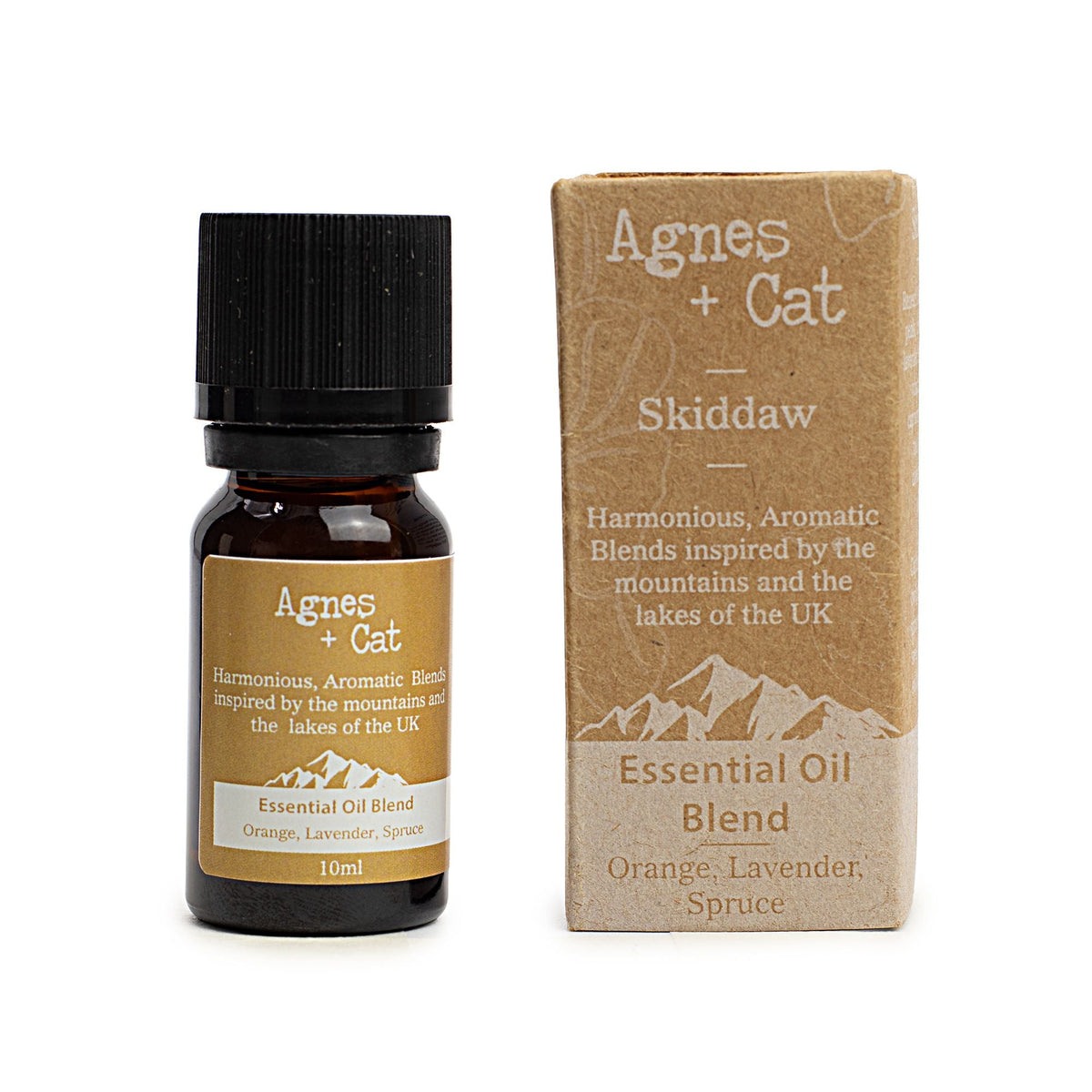  Pamperandpost Agnes + Cat Essential Oil Blend - Skiddaw Box - Orange, Lavender & Spruce Agnes + Cat Essential Oil Blends
