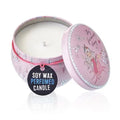  Pamperandpost Art Tin Candle - Assorted Design - Friendly Messages - Parma Violet Art Tin Candles