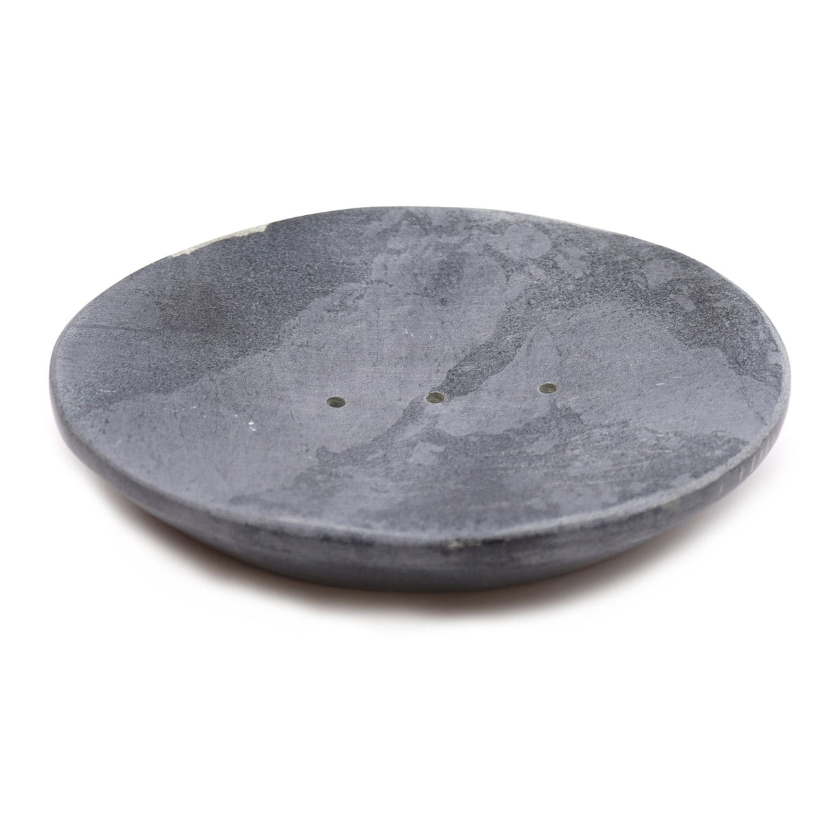  Pamperandpost Grey Soapstone Soap Dish 10x12cm- Classic Oval Stone Soap Dishes