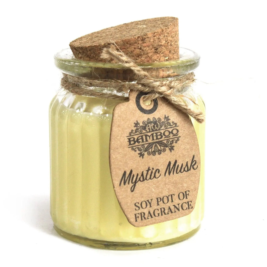 Mystic Musk Soy Pot of Fragrance Candles AW Dropship UK