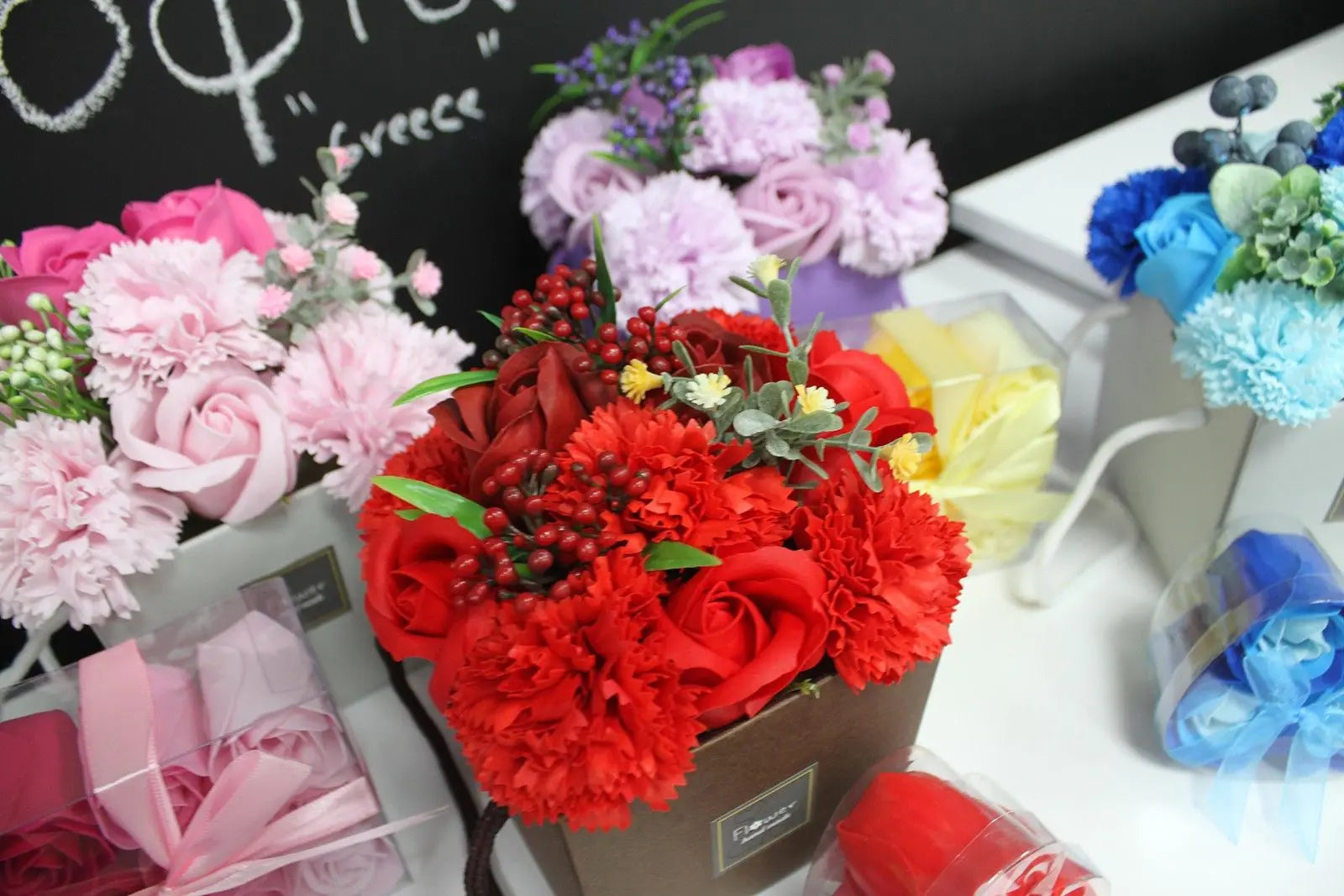  Pamperandpost Soap Flower Bouquet - Spring Flowers Luxury Soap Flowers