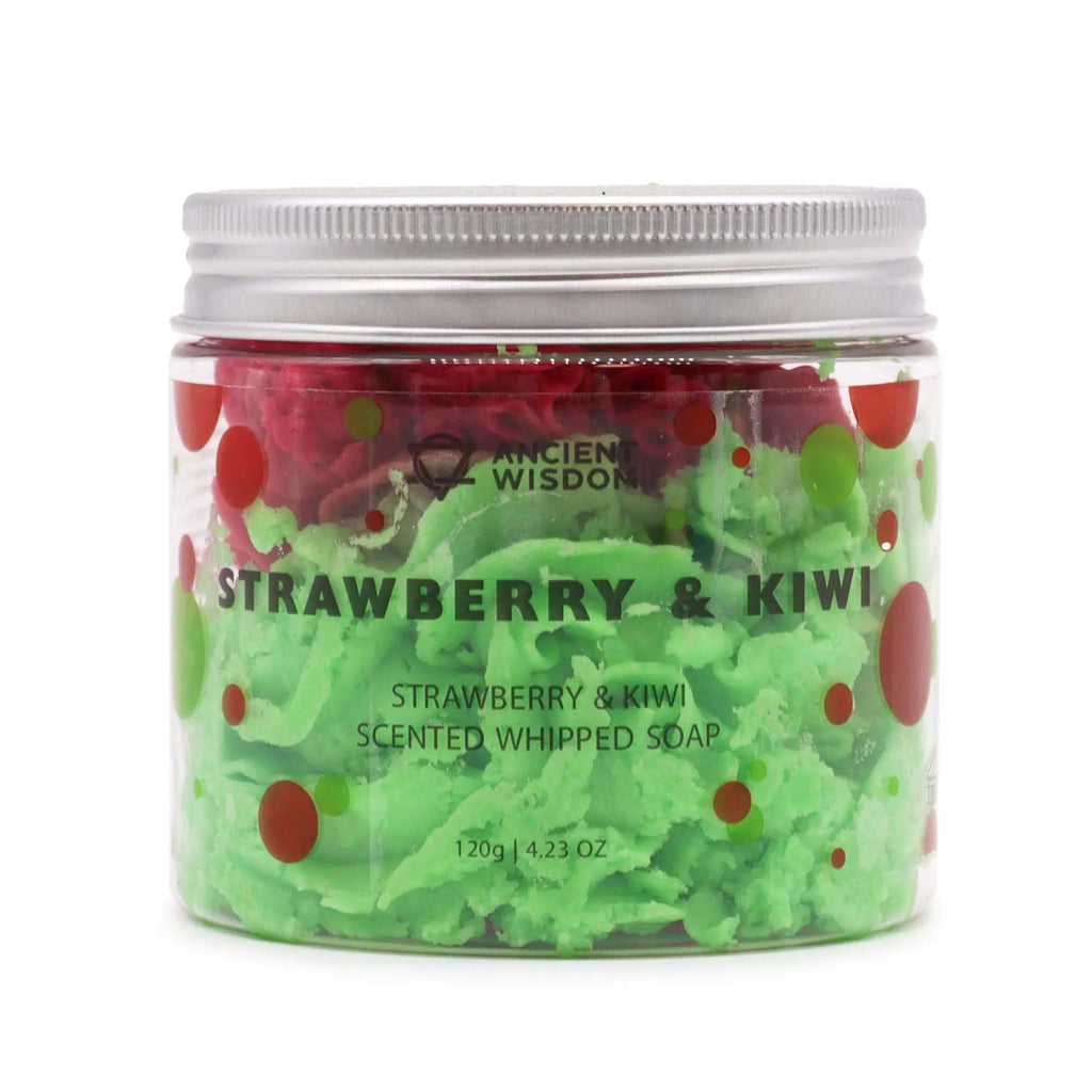 Strawberry & Kiwi Whipped Soap 120g AW Dropship UK