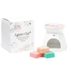 Wax Melter with Four Soy Wax Melts AW Dropship UK