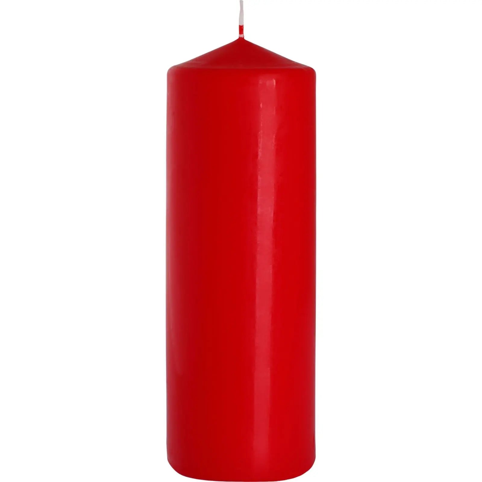  Pamperandpost Pillar Candle 80x250mm - Red Pillar Candle