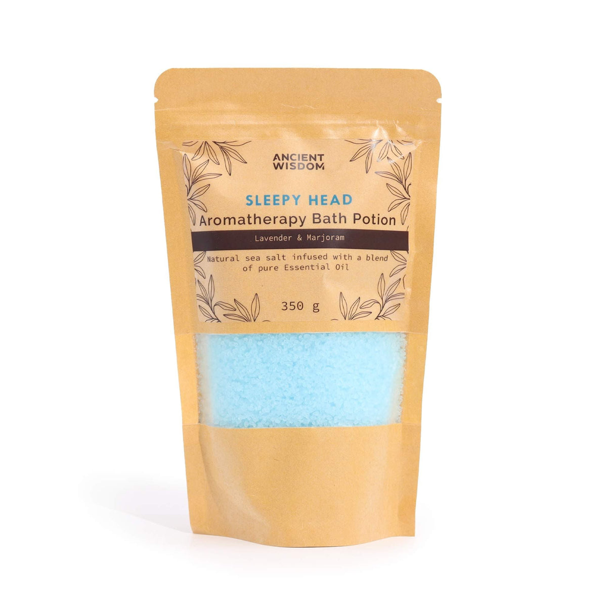  Pamperandpost Aromatherapy Bath Potion in Kraft Bag 350g - Sleepy Head Aromatherapy Bath Potion 350g