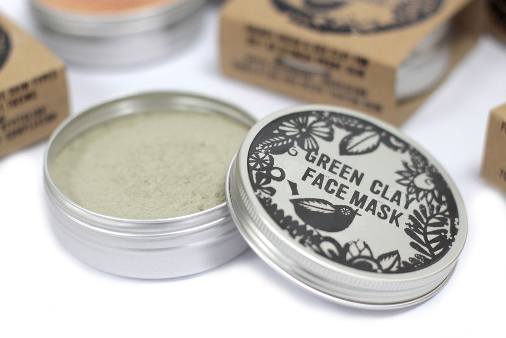  Pamperandpost Agnes + Cat Green Clay Face Mask Agnes + Cat Clay Face Masks