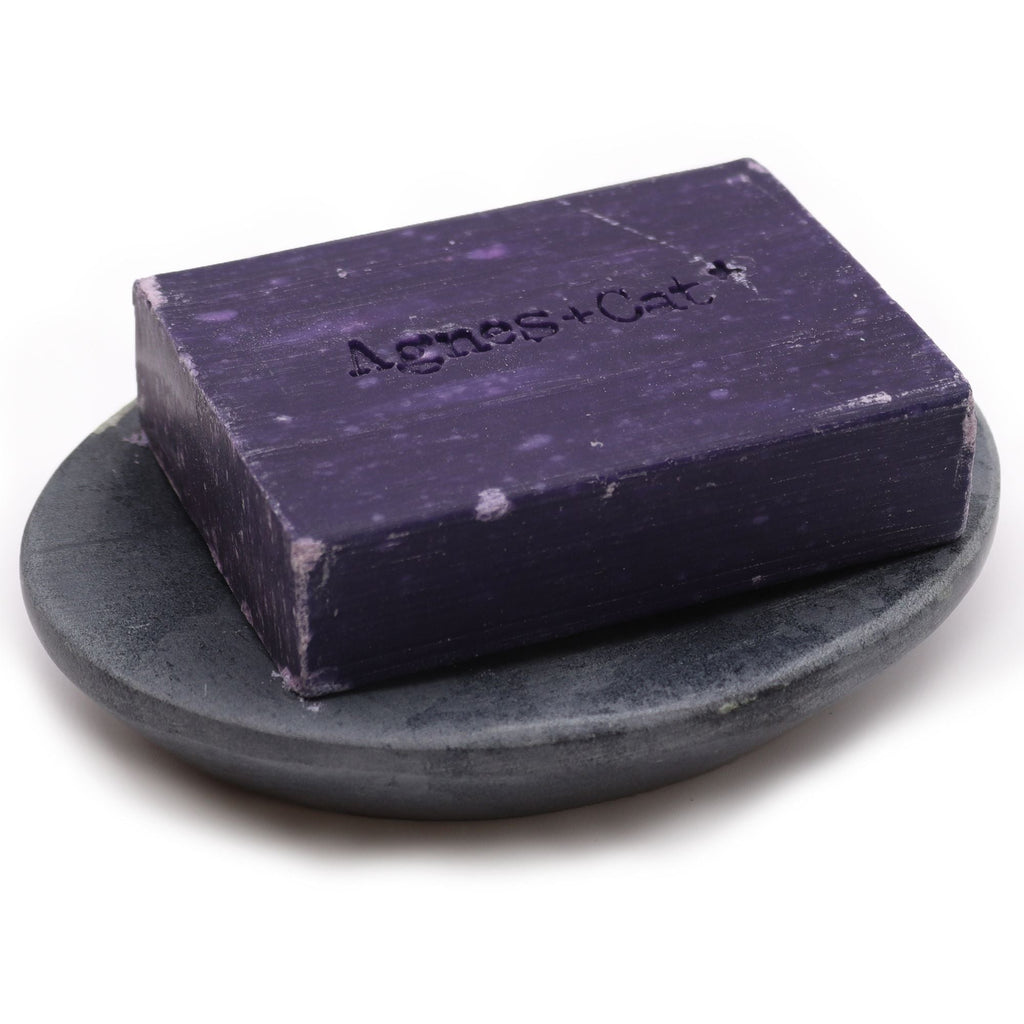 Pamperandpost Grey Soapstone Soap Dish 10x12cm- Classic Oval Stone Soap Dishes
