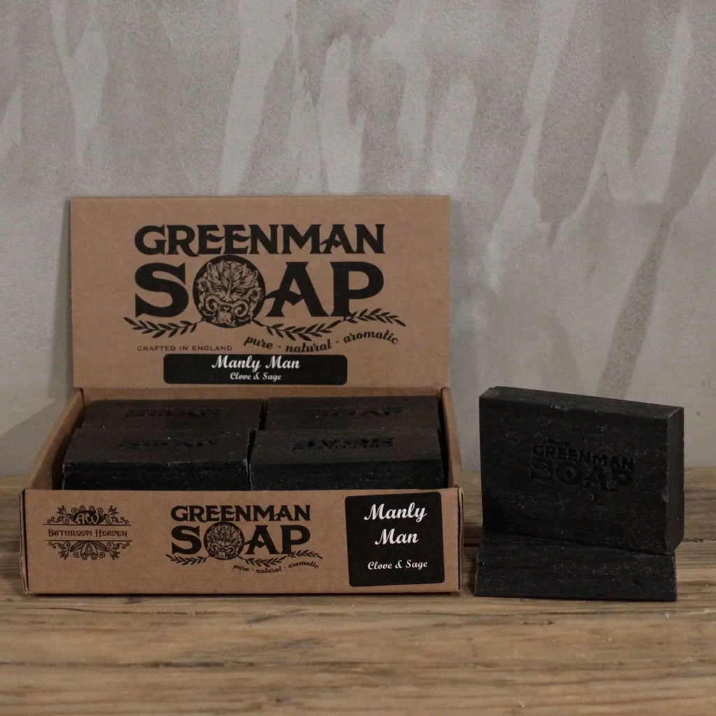 Greenman Soap Slice 100g - Manly Man AW Dropship UK