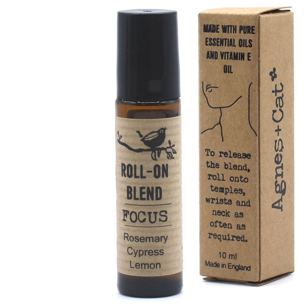  Pamperandpost Agnes + Cat Roll On Essential Oil Blend - FOCUS Agnes + Cat Essential Oil Roll-On Blends