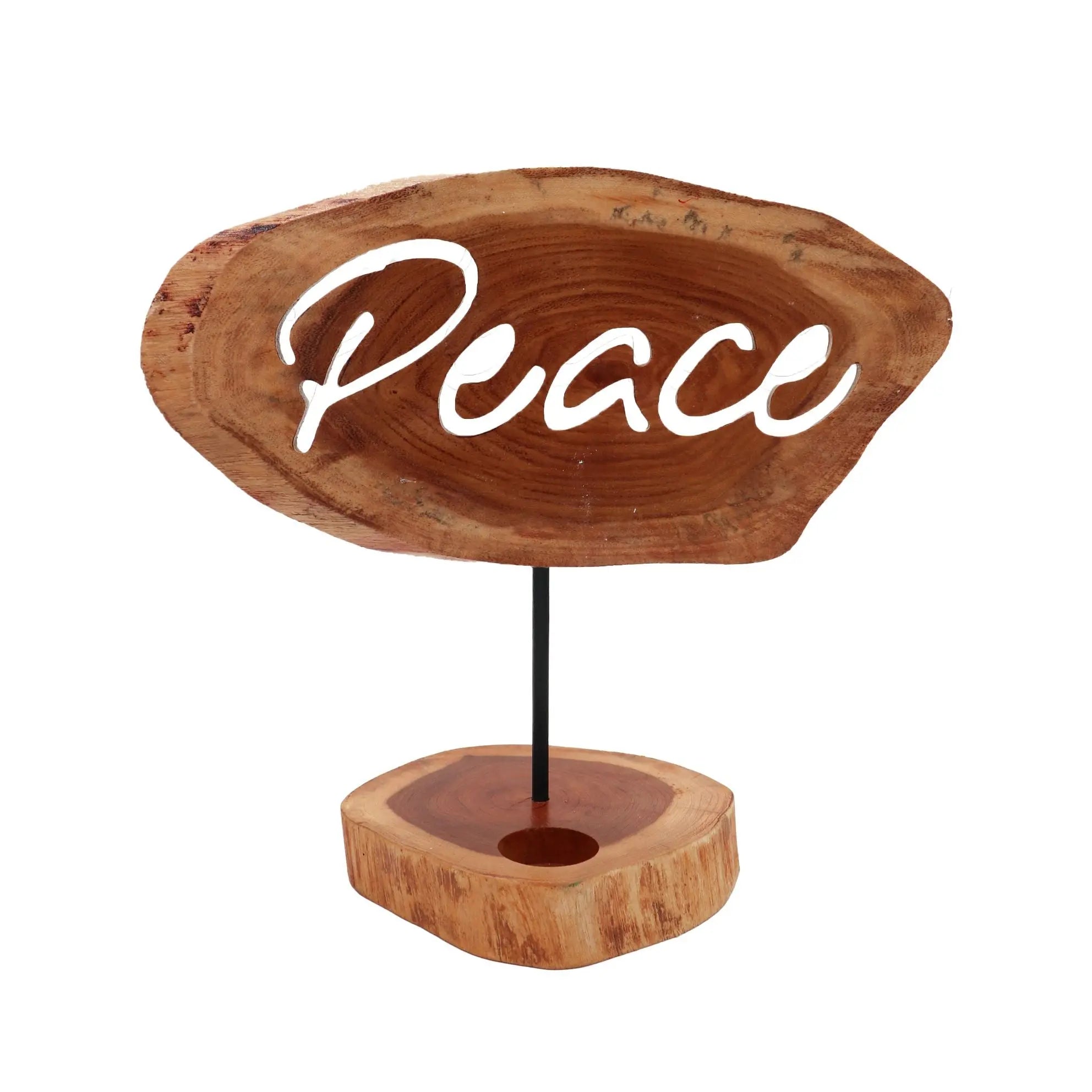  Pamperandpost Candle Holder Sign - Peace Candle Holder Signs