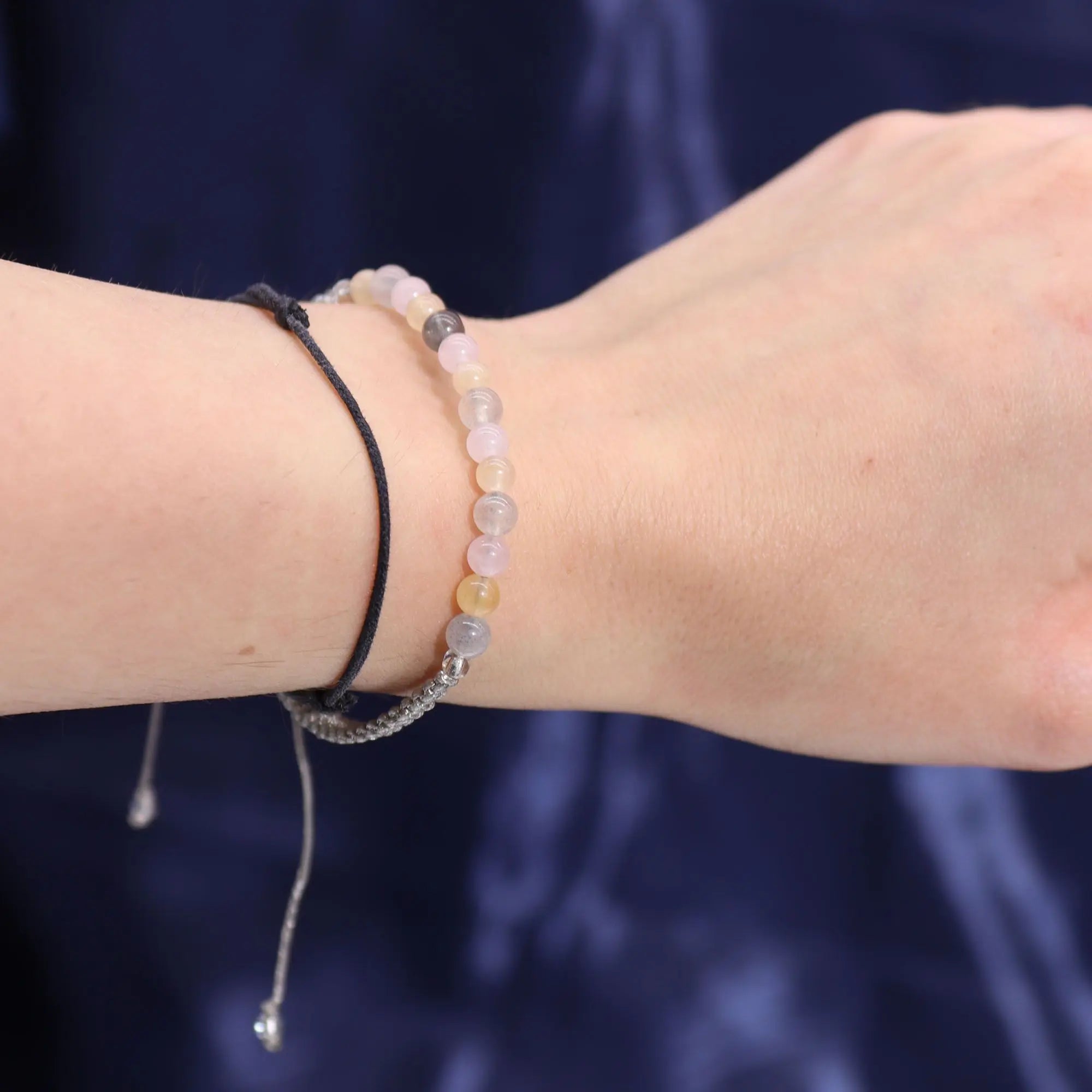 Pamperandpost Zodiac Crystal Candle with Gemstone Bracelet - Gemini Zodiac Crystal Candles with Gemstone Bracelet