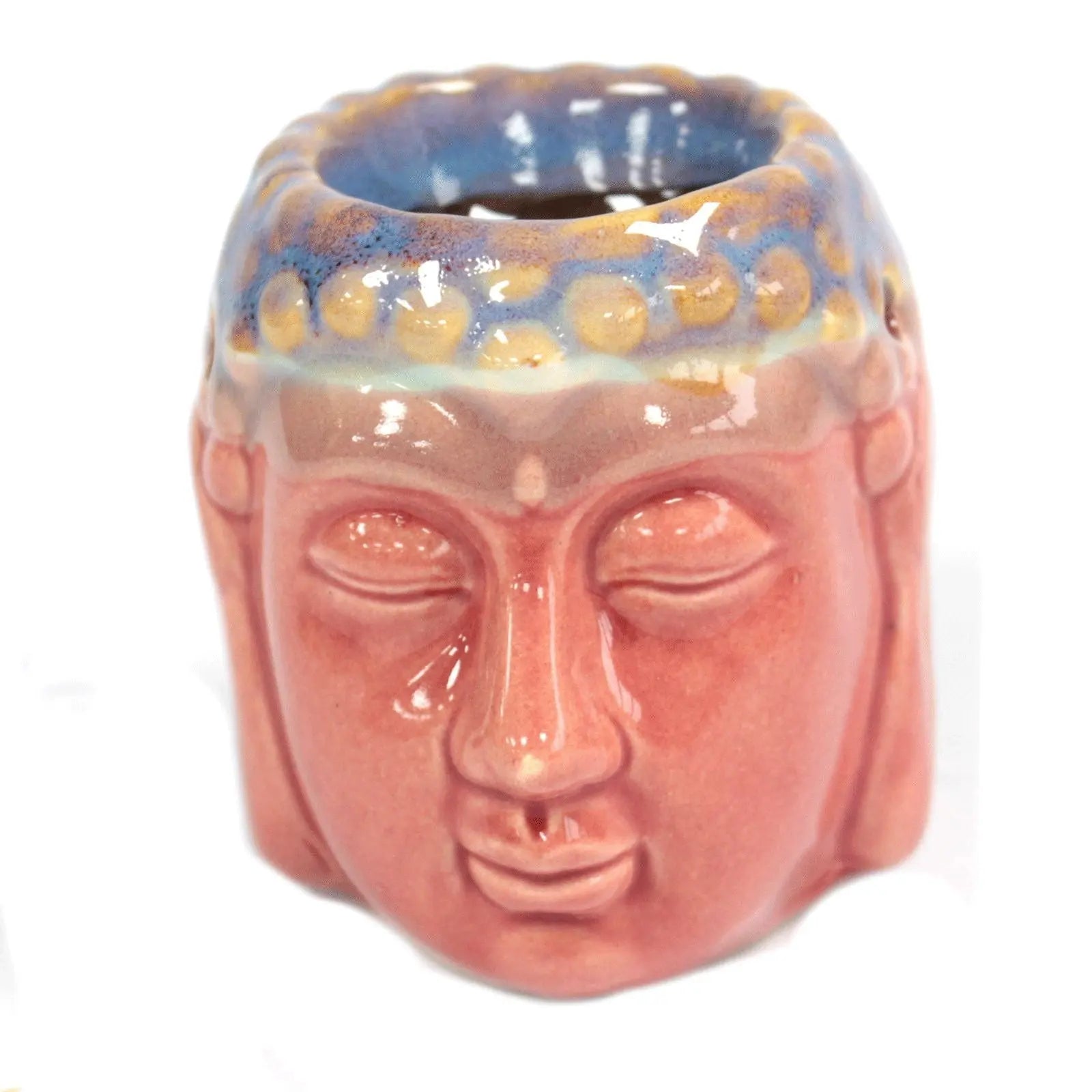  Pamperandpost Rose & Teal Buddha Oil Burner for Relaxing Home Fragrance Classic Buddha Oil Burners