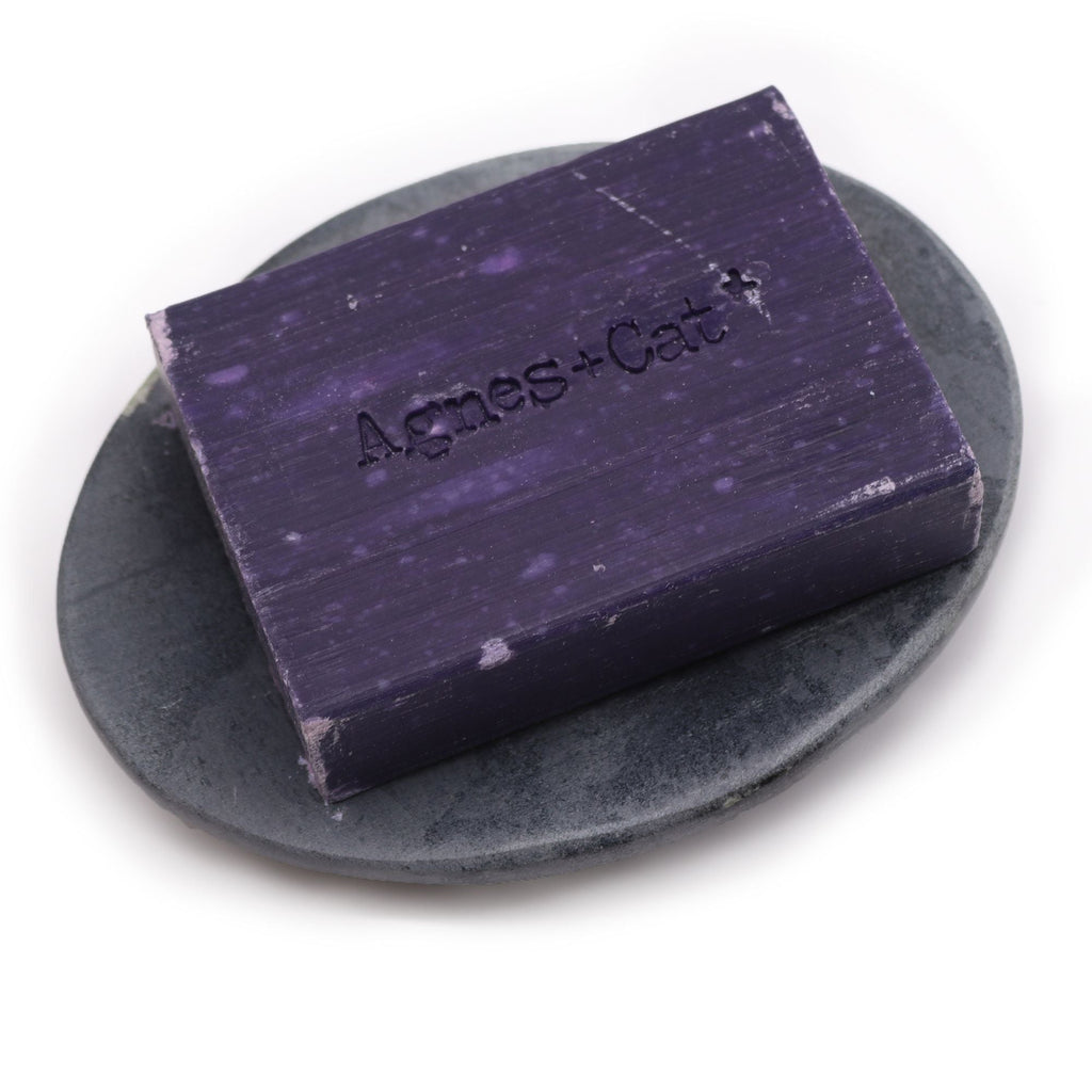 Pamperandpost Grey Soapstone Soap Dish 10x12cm- Classic Oval Stone Soap Dishes