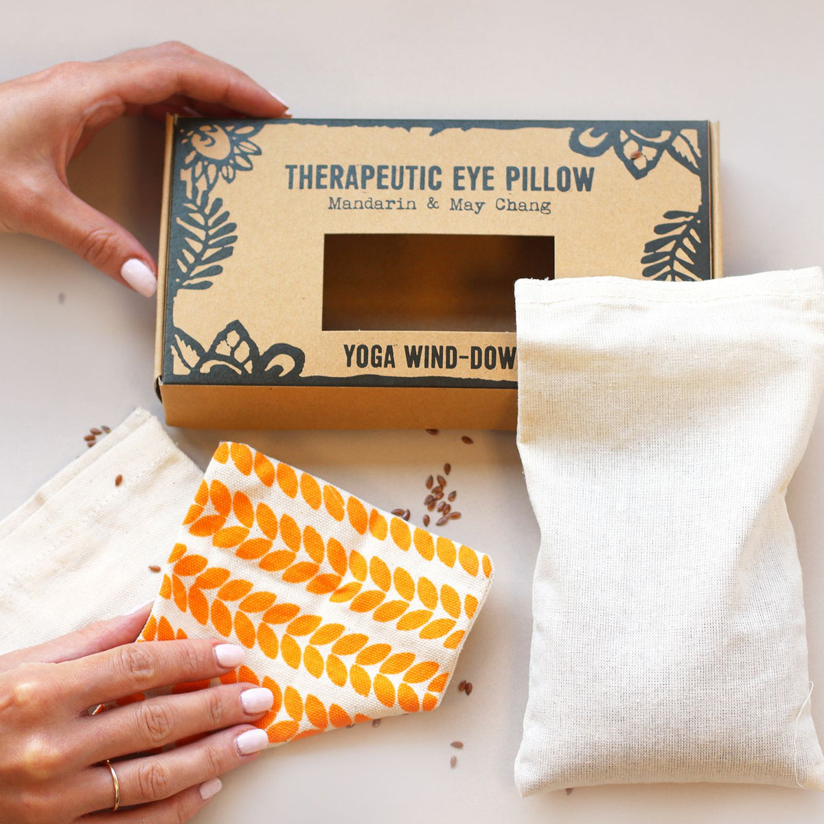  Pamperandpost Agnes + Cat Eye Pillow -  Yoga wind-down Agnes + Cat Eye Pillows