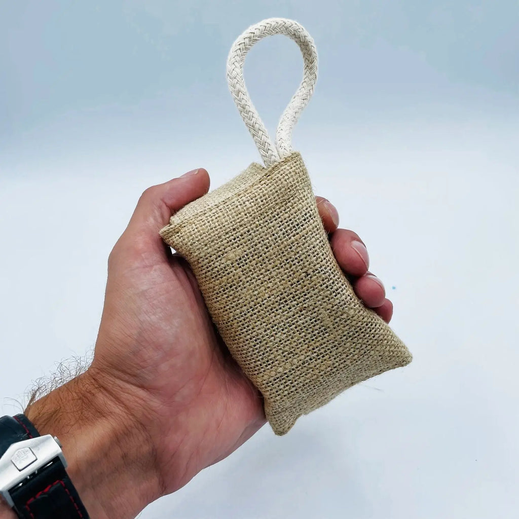  Pamperandpost Jute Scrub Soap Pouch - Natural Greenman Soaps