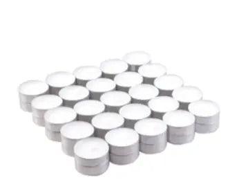  Pamperandpost 50x Unscented Tealight (4hr) Tealights