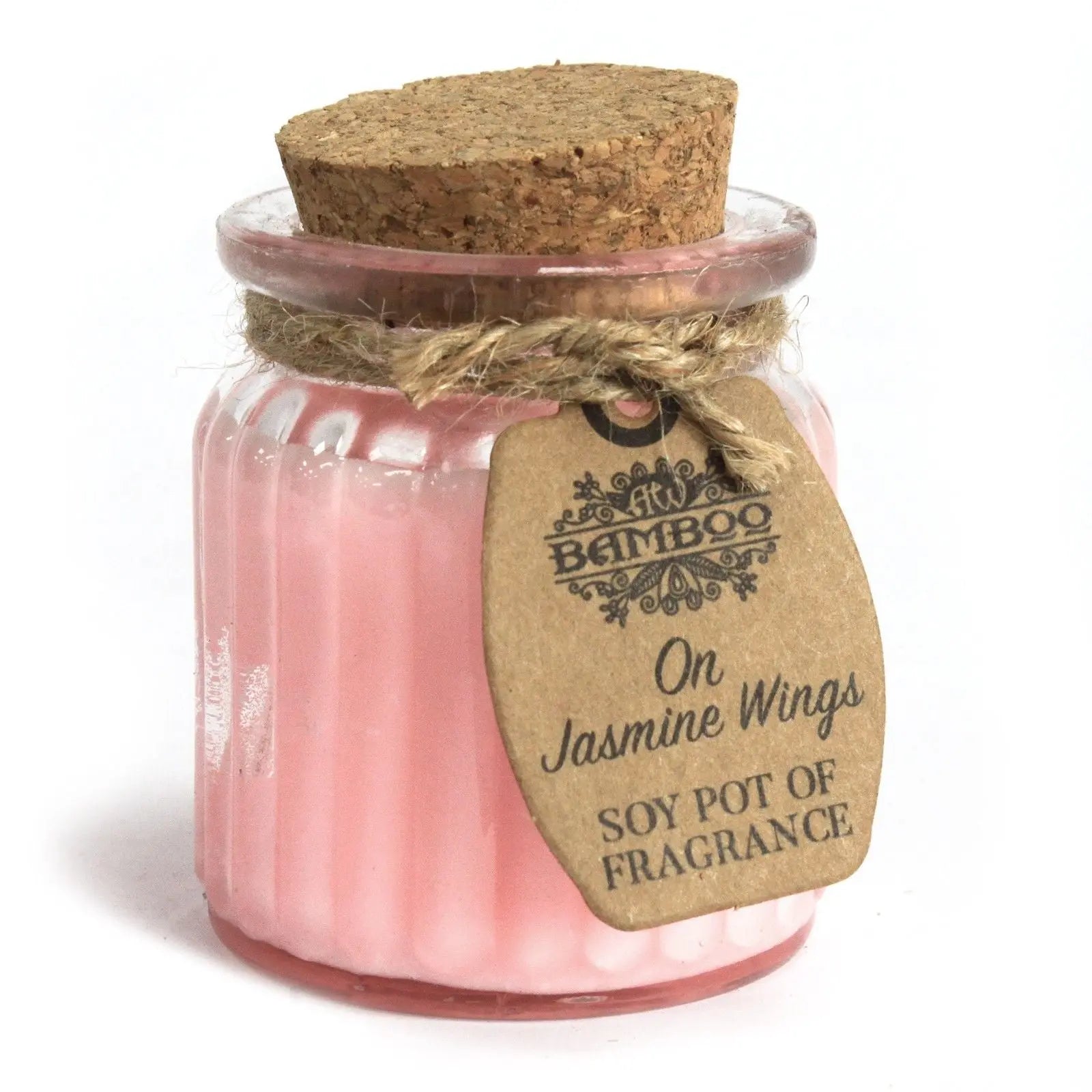 Pamperandpost On Jasmine Wings Soy Pot of Fragrance Candles