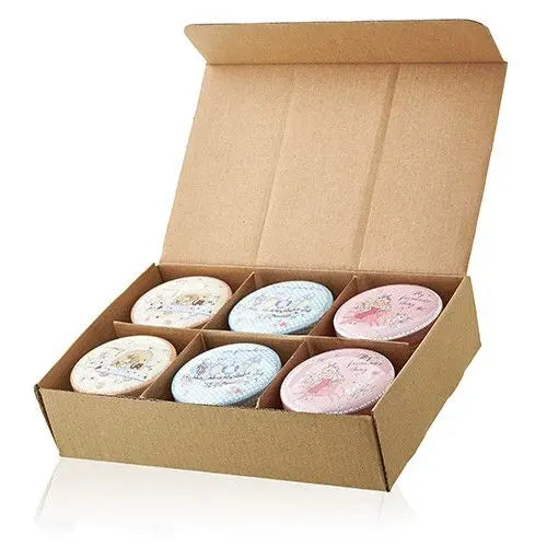  Pamperandpost Art Tin Candle - Assorted Design - Friendly Messages - Parma Violet Art Tin Candles