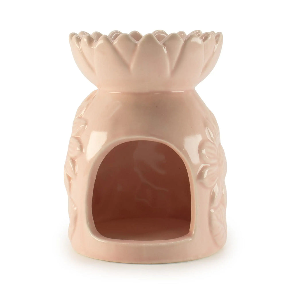  Pamperandpost Ceramic Sunflower Oil Burner - Pastel Pink Ceramic Zen Oil Burners