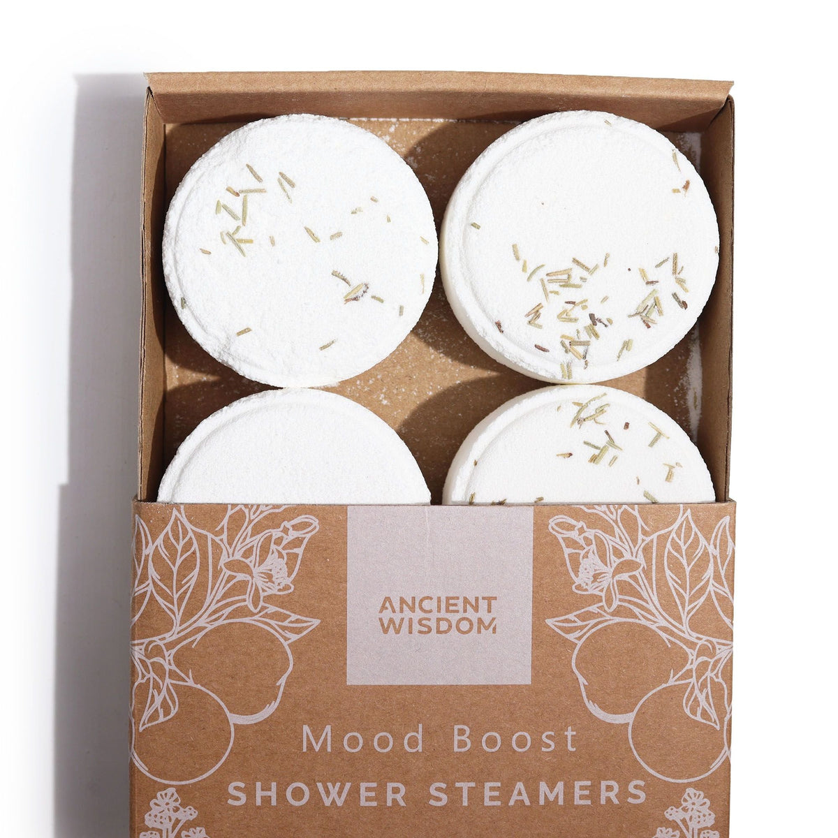  Pamperandpost Zen Shower Steamers - Therapy Wellness Gift Set - Mood Boost Zen Shower Steamers Wellness Gift Set